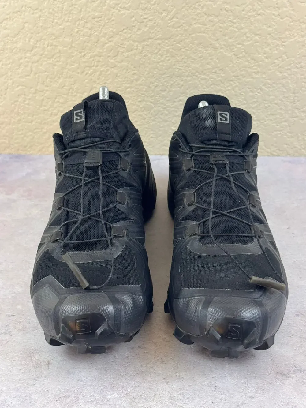 Salomon Speedcross 5 Mens Sz 10.5 Black Hiking Trail Running Shoes 406840